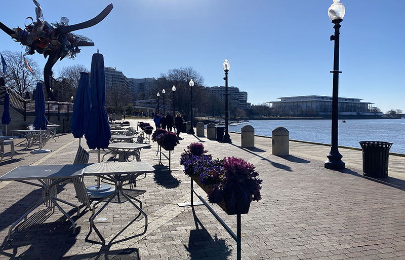 DC Neighborhood Georgetown offers a boardwalk.